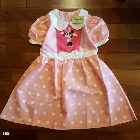 dress minnie mouse polkadot anak